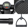 Stepper Allenamento Cardio Fitness Palestra con Manubri Elastici e Display Digitale Nero