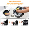 Friggitrice ad Aria Calda Senza Olio Timer 4,4Lt 1400W Frigge e Cuoce 4-6persone