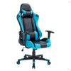Sedia Poltrona Gaming Ufficio Scrivania, Gioco Reclinabile Girevole 2 cuscini