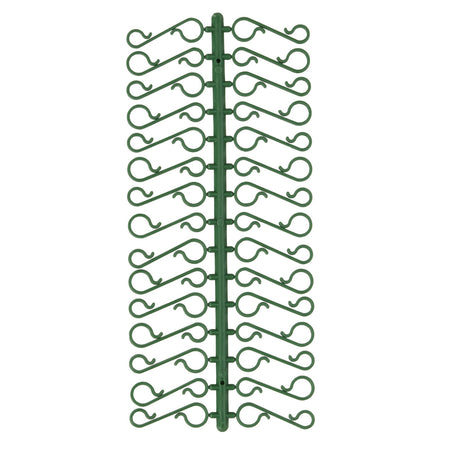 Ganci in PP color Verde per palline albero di natale 60 pezzi
