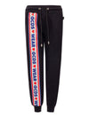 GCDS Pantalone Jogging nero con Logo da donna