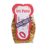 Pasta di semola di grano duro bicolore a forma di pisello per nubilato