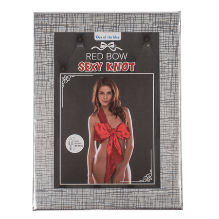 Fiocco rosso per abbigliamento sexy Natale Capodanno lingerie donna