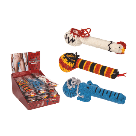 SCALDOTTO SCALDAPISELLO SCALDA PISELLO 100% POLIACRILICO MODELLO ELEFANTE GADGET PER ADULTI ADDIO AL CELIBATO NUBILATO