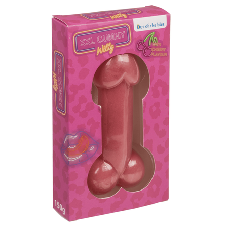 Gomma commestibile dolce alla frutta caramellone a forma di pene in confezione regalo