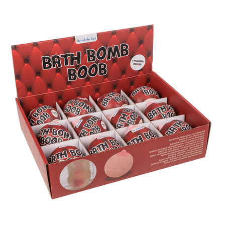 Additivo bomba da bagno frizzante tetta con capezzolo per la festa di addio al celibato gadget per adulti 18+