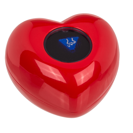 Palla cuore rosso decisionale in plastica con posizioni kamasutra