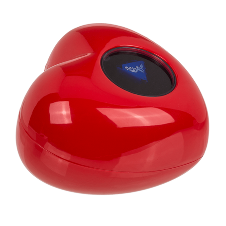 Palla cuore rosso decisionale in plastica con posizioni kamasutra