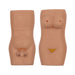 Coppia di custodie sexy per accendini busto donna nuda uomo nudo - Accendino escluso
