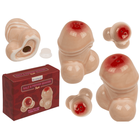 Sale e pepe saliera pepiera pisello in ceramica con tappino in gomma