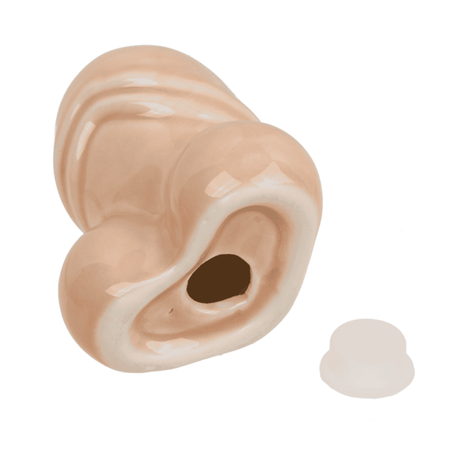 Sale e pepe saliera pepiera pisello in ceramica con tappino in gomma