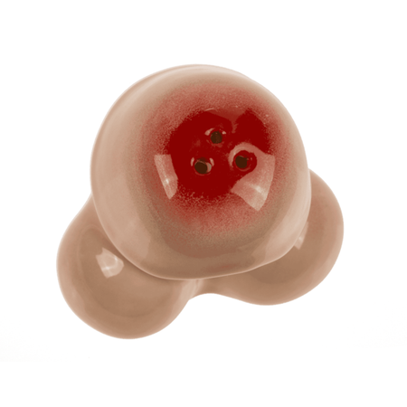 Sale e pepe saliera pepiera pisello in ceramica con tappino in gomma