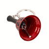 CAMPANELLO PORTACHIAVI ROSSO CON SCRITTA RING FOR SEX CM 4,5 CIRCA GADGET PER ADULTI ADDIO AL CELIBATO NUBILATO