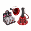 CAMPANELLO PORTACHIAVI ROSSO CON SCRITTA RING FOR SEX CM 4,5 CIRCA GADGET PER ADULTI ADDIO AL CELIBATO NUBILATO