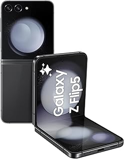 Samsung Galaxy Z Flip5 Foldable AI Android Smartphone without Contract, Mobile Phone, 512 GB, Long Battery Life, Foldable Design, Graphite, Includes 36 Months Warranty [Exclusive to Amazon]