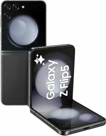 Samsung Galaxy Z Flip5 Foldable AI Android Smartphone without Contract, Mobile Phone, 512 GB, Long Battery Life, Foldable Design, Graphite, Includes 36 Months Warranty [Exclusive to Amazon]