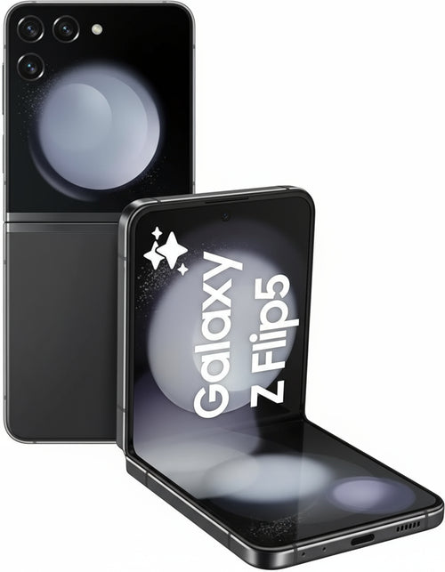 Samsung Galaxy Z Flip5 Foldable AI Android Smartphone without Contract, Mobile Phone, 512 GB, Long Battery Life, Foldable Design, Graphite, Includes 36 Months Warranty [Exclusive to Amazon]