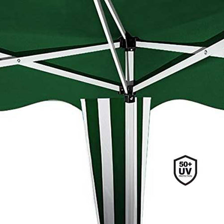 Gazebo 3x3 Pieghevole Verde Impermeabile Pieghevole Tendone Giardino Con Sacca