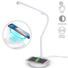 Lampada Scrivania Ufficio con Touch Caricatore QI Wireless Charger LED Dimmerabile