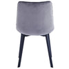 Sedia in Velluto Kit 4pz, Sala da Pranzo, Ristorante, Velluto Trapuntato, Ergonomica
