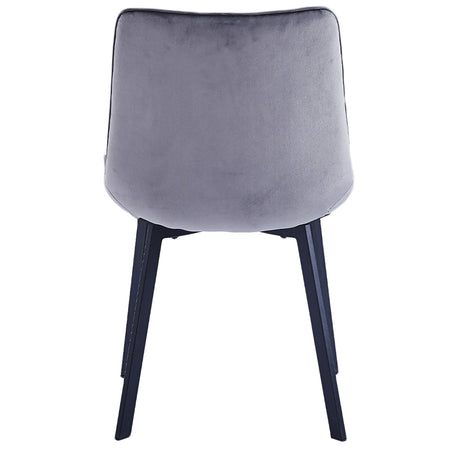 Sedia in Velluto Kit 4pz, Sala da Pranzo, Ristorante, Velluto Trapuntato, Ergonomica