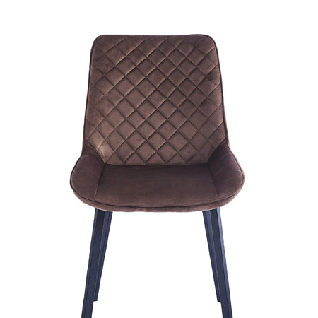 Sedia in Velluto Kit 4pz, Sala da Pranzo, Ristorante, Velluto Trapuntato, Ergonomica