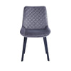 Sedia in Velluto Kit 4pz, Sala da Pranzo, Ristorante, Velluto Trapuntato, Ergonomica