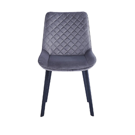 Sedia in Velluto Kit 4pz, Sala da Pranzo, Ristorante, Velluto Trapuntato, Ergonomica