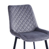 Sedia in Velluto Kit 4pz, Sala da Pranzo, Ristorante, Velluto Trapuntato, Ergonomica