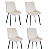 Sedia in Velluto Kit 4pz, Sala da Pranzo, Ristorante, Velluto Trapuntato, Ergonomica