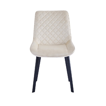 Sedia in Velluto Kit 4pz, Sala da Pranzo, Ristorante, Velluto Trapuntato, Ergonomica