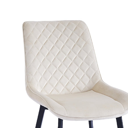 Sedia in Velluto Kit 4pz, Sala da Pranzo, Ristorante, Velluto Trapuntato, Ergonomica
