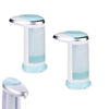 Dispenser Erogatore Automatico Kit 2pz Porta Sapone Liquido Infrarossi 330ml Casa Ufficio