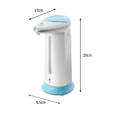 Dispenser Erogatore Automatico Kit 2pz Porta Sapone Liquido Infrarossi 330ml Casa Ufficio