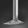 Smeg Cappa Aspirante A Muro 90cm 180w D Inox Luce Led Kde900ex