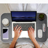 Tavolino Mini Scrivania Vassoio da Letto per PC Tablet Colazione Pieghevole Nero