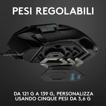 Logitech G502 HERO Souris Gaming