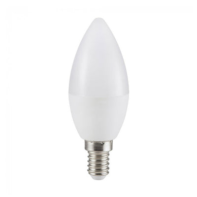 Confezione 10 Lampadine Gea Led GLA236C E14 7W LED 560Lm 160° 3000°K luce calda plastica bianca interno