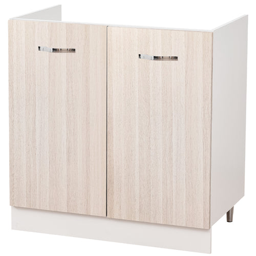 Mobile Cucina Sottolavello Componibile in Legno Colore olmo con 2 Ante 80cm