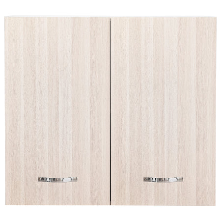 Pensile da Cucina Scolapiatti Sistema Raccogli Gocce Mobile Colore Olmo 80 cm