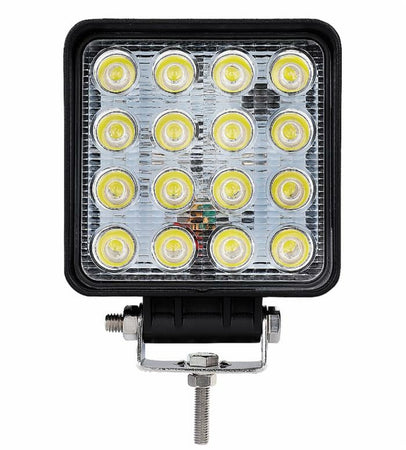 Faro da lavoro 16 LED Epistar a largo raggio freddo 48W IP67