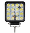 Faro da lavoro 16 LED Epistar a largo raggio freddo 48W IP67