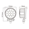 Faro da lavoro 14 LED Epistar a largo raggio freddo 42W IP67