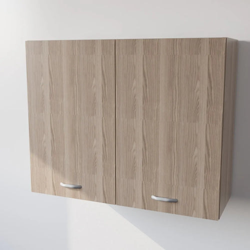 Pensile Cucina in Legno Nobilitato Olmo con Ante Altezza 72 cm