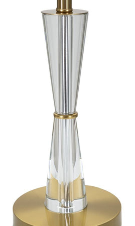 Lampada Da Tavolo Cristal Cm 30X56