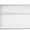 Pensilina per Esterno 122x89cm Tettoia in PVC Forma Curva 9