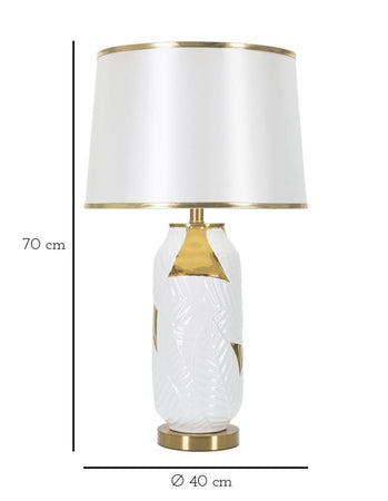 Lampada Da Tavolo Ceramic Cm 40X70