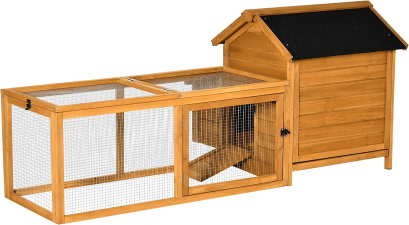 Pollaio per Galline Casetta Legno 180 x 92 H 78 cm