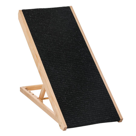 Rampa per Cane Gatti 90x40 H61 CM  Pieghevole in Legno