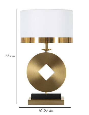Lampada Da Tavolo Coin 30X53